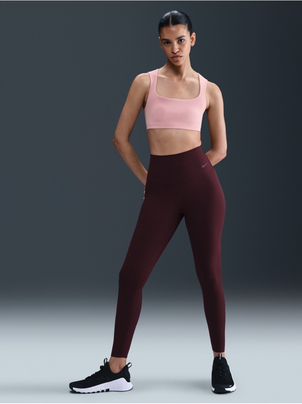 Nike Zenvy Rib
Women's High-Waisted 7/8 Leggings - Picture 2 of 10